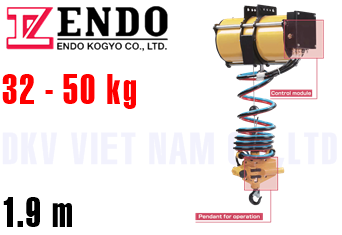 Pa lăng cân bằng khí nén Endo EHB-50 + MS-ATC