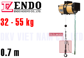 Pa lăng cân bằng khí nén Endo EHB-50S + MS-AG