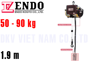 Pa lăng cân bằng khí nén Endo EHB-85 + BC2