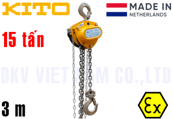 Pa lăng xích kéo tay Kito K150