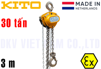 Pa lăng xích kéo tay Kito K300