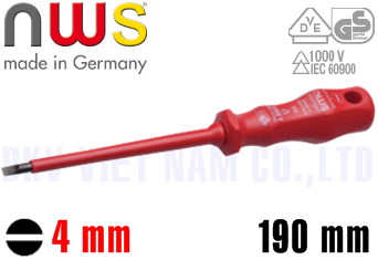Tô vít cách điện NWS 018-4,0-100
