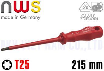 Tô vít cách điện NWS 2039-T25-125