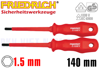 Tô vít cách điện Friedrich 229159