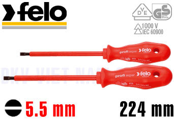 Tô vít cách điện Felo 613 055 90