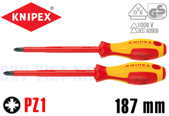 Tô vít cách điện Knipex 98 25 01 SL