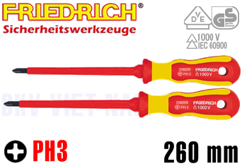 Tô vít cách điện Friedrich 209304