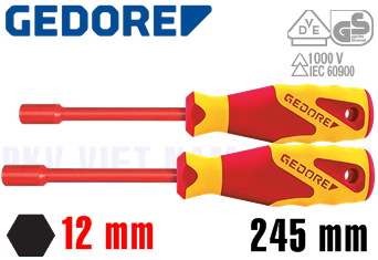 Tô vít cách điện Gedore VDE 2133 12
