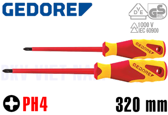 Tô vít cách điện Gedore VDE 2160 PH 4