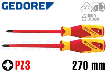 Tô vít cách điện Gedore VDE 2160 PZ 3