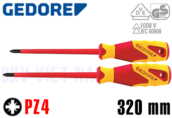Tô vít cách điện Gedore VDE 2160 PZ 4
