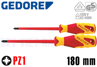 Tô vít cách điện Gedore VDE 2162 PZ 1