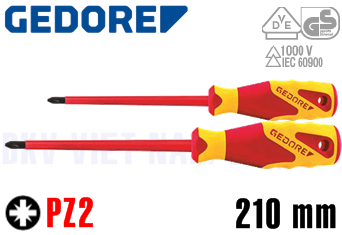 Tô vít cách điện Gedore VDE 2162 PZ 2