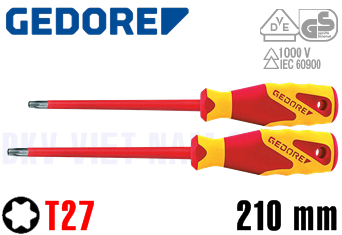 Tô vít cách điện Gedore VDE 2163 TX T27