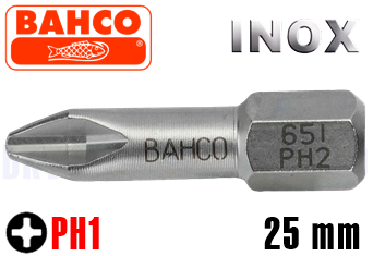 Vít cắm lục Inox Bahco 65l/PH1