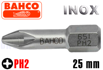 Vít cắm lục Inox Bahco 65l/PH2