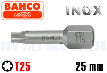 Vít cắm lục Inox Bahco 65l/T25
