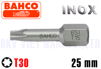Vít cắm lục Inox Bahco 65l/T30