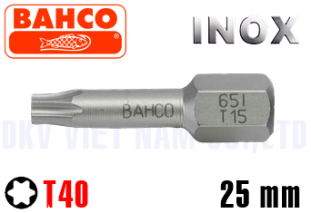 Vít cắm lục Inox Bahco 65l/T40
