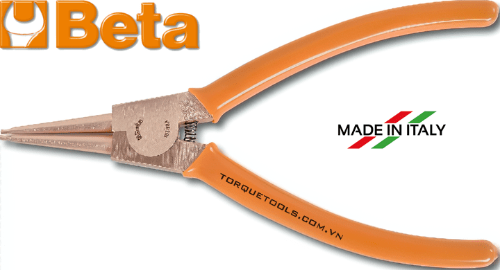 Kìm banh chống cháy nổ Beta 1032BA 200, Beta non sparking circlip plier 1032BA 200 có chiều dài tổng thể 250 mm, chuyên dùng để uốn, kẹp.. cá