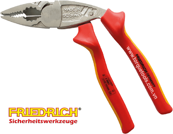 kim cach dien da nang FRIEDRICH 108225, FRIEDRICH VDE combination pliers 108225