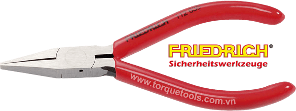 Kìm mũi nhọn FRIEDRICH 112635, FRIEDRICH flat nose pliers 112635