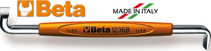 Tô vít hai cạnh Beta 1236B 0,8X4, Beta slotted scewdriver 1236B 0,8X4