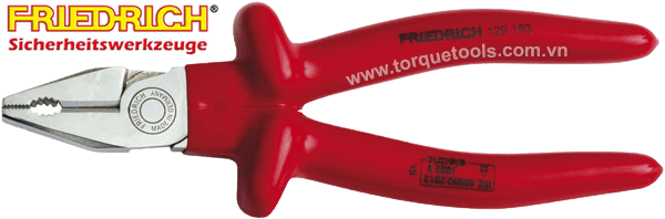 kim cach dien da nang FRIEDRICH 129206, FRIEDRICH VDE combination pliers 129206