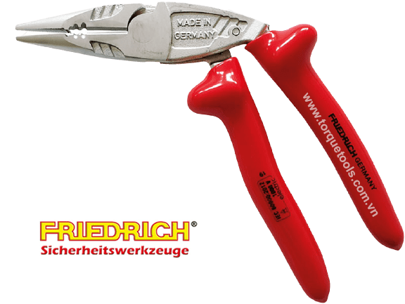 kim cach dien da nang FRIEDRICH 629225, FRIEDRICH VDE combination pliers 629225
