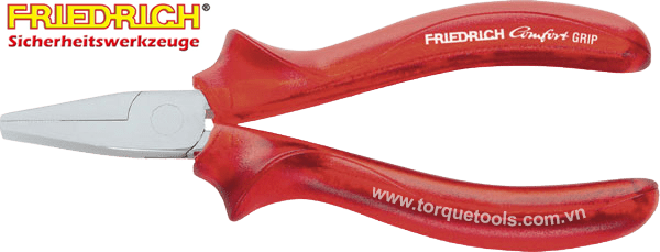 Kìm mũi nhọn FRIEDRICH 787161, FRIEDRICH flat nose pliers 787161