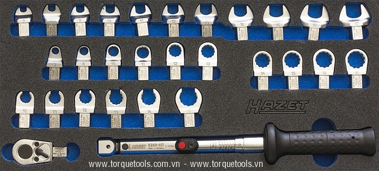 Bộ cờ lê lực Hazet 6290-1 CT/29, Hazet torque wrench set 6290-1 CT/29