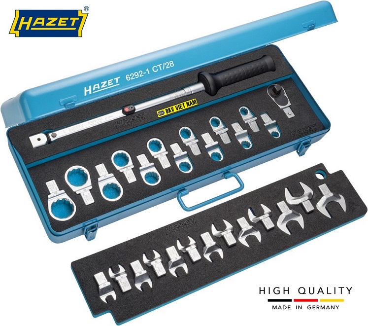 Bộ cờ lê lực Hazet 6292-1 CT/28, Hazet torque wrench set 6292-1 CT/28
