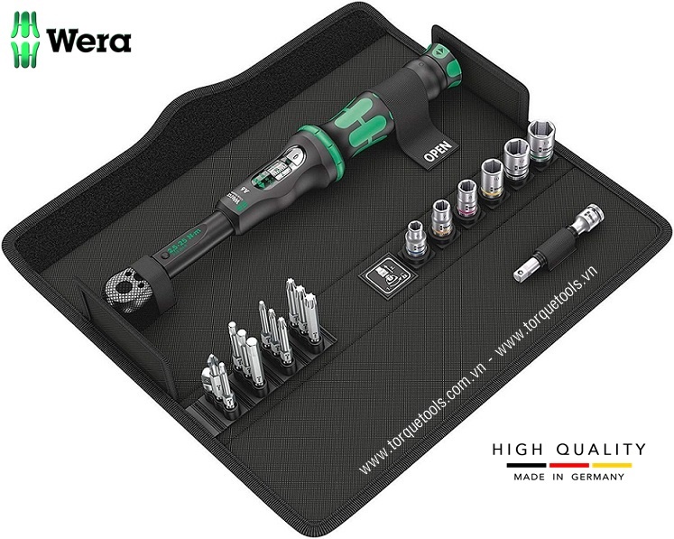Bộ cờ lê lực Wera 05130110001, bộ cờ lê siết lực Wera 05130110001, Wera torque wrench set 05130110001