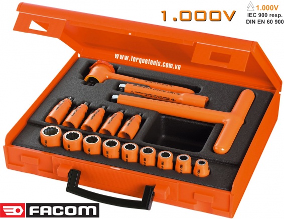 bo dung cu cach dien Facom J.401AVSE, Facom vde tools set J.401AVSE