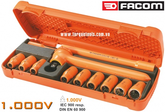 bo dung cu cach dien Facom S.400AVSE, Facom vde tools set S.400AVSE