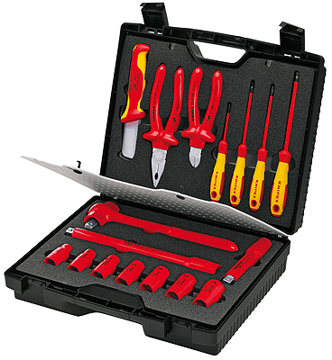 bo dung cu cach dien Knipex 98 99 11, Knipex VDE Tools set 98 99 11