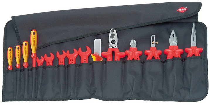 bo dung cu cach dien Knipex 98 99 13, Knipex VDE Tools set 98 99 13