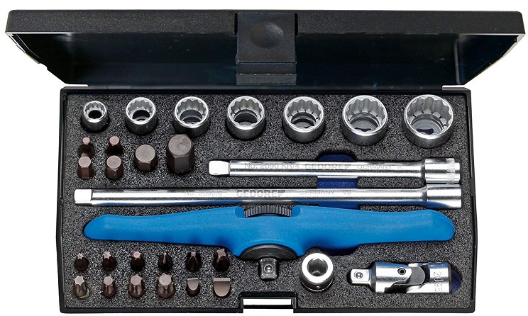 bo khau gedore d 20 mot-a, gedore socket set d 20 mot-a
