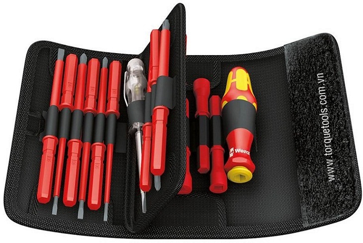 bo to vit cach dien Wera 05003471001, Wera VDE Screwdriver set 05003471001