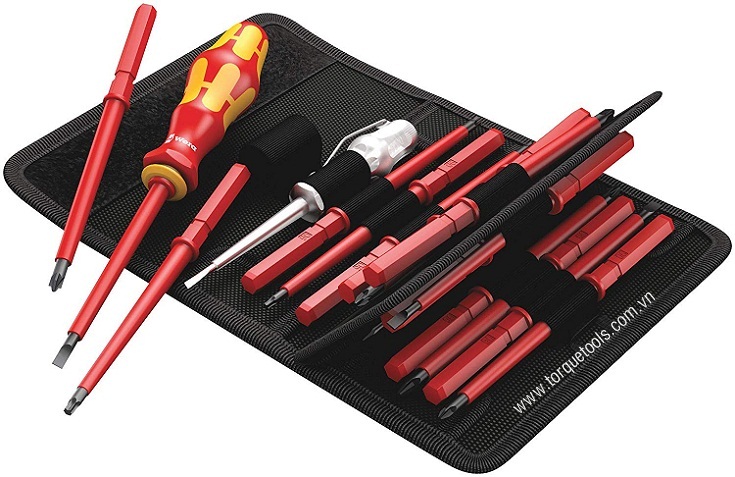 bo to vit cach dien Wera 05003474001, Wera VDE Screwdriver set 05003474001