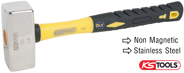 bua inox ks tools 964.2002, ks tools stainless steel hammer 964.2002