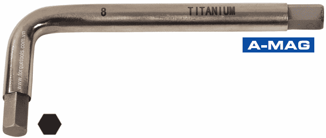 chia van luc giac titanium A-MAG 0250015T, A-MAG titanium hexagon key wrench 0250015T