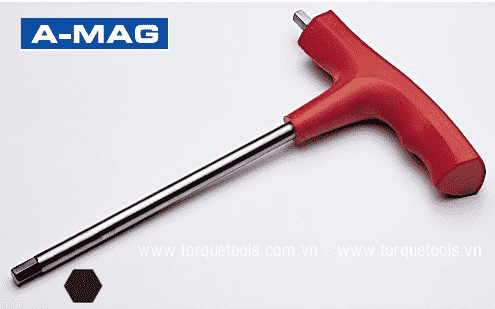 chia van luc giac Titanium A-MAG 0270100T, A-MAG titanium T-handle hexagon key wrench 0270100T
