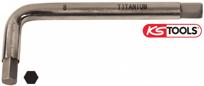 chia van luc giac titanium KS Tools 965.0409 , KS Tools titanium hexagon key wrench 965.0409 