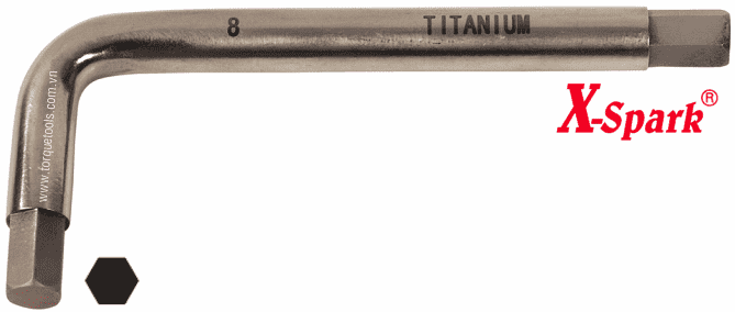 chia van luc giac titanium X-Spark 5114-7, X-Spark  titanium hexagon key wrench 5114-7