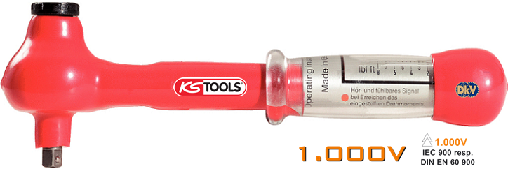 co le luc cach dien KS Tools 117.1184, KS Tools VDE torque wrench 117.1184