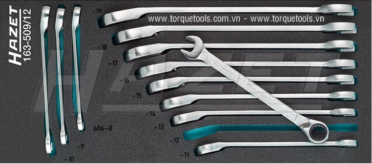 Khay dung cu Hazet 163-509/12, Hazet soft foam insert 163-509/12