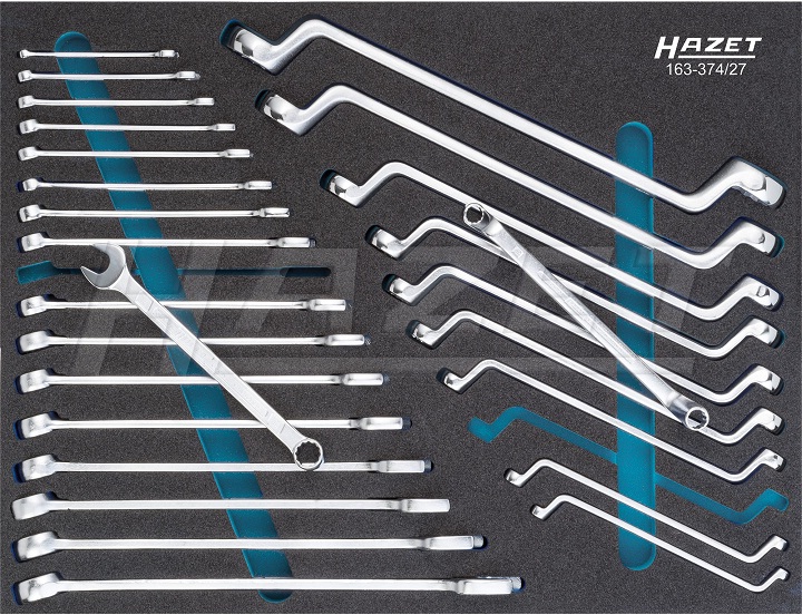 Khay dung cu Hazet 163-374/27, Hazet soft foam insert 163-374/27