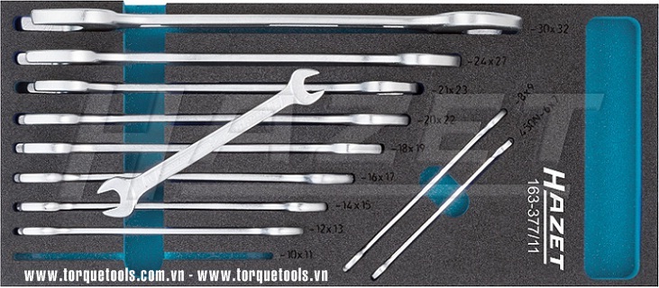 Khay dung cu Hazet 163-377/11, Hazet soft foam insert 163-377/11