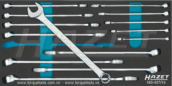 Khay dung cu Hazet 163-427/14, Hazet soft foam insert 163-427/14